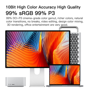 Kuycon 27inch 5K siêu mỏng võng mạc Màn hình hiển thị g27p 60Hz, thích hợp cho văn phòng, nhiếp ảnh và thiết kế, gương màn hình - Product Image 2