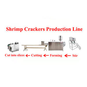 Línea de Producción de Chips de Camarón Pequeños a Buen Precio, Máquina para Hacer y Cortar Chips con Sabor a Mariscos - Product Image 6