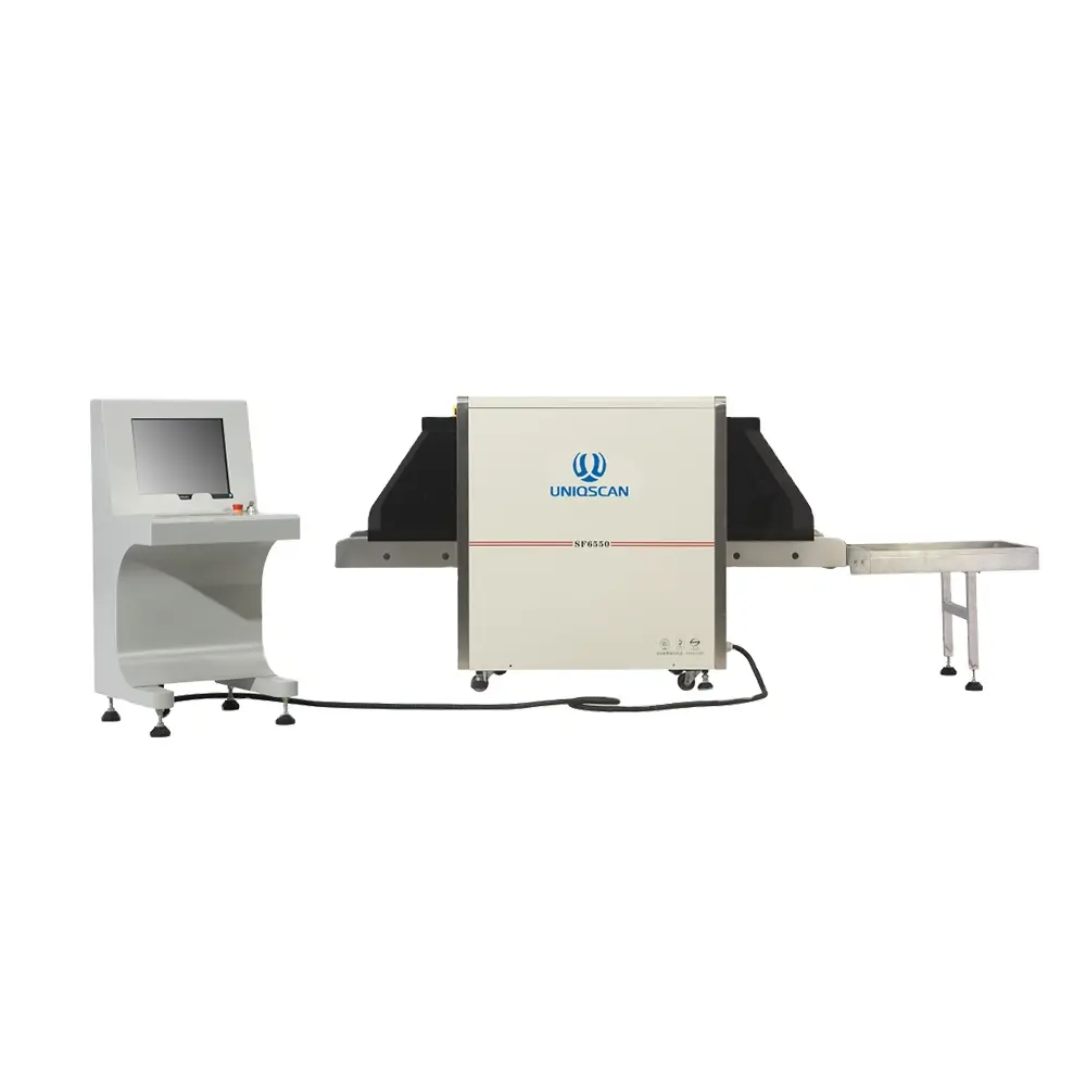 Uniqscan X Ray Bagage Scanner SF6550 Beveiliging Inspectiesysteem Voor Luchthaven Bagage Scanner Beveiliging Apparatuur