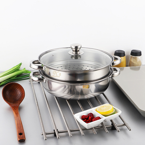 Utensilios de cocina de alta calidad, <span class=keywords><strong>olla</strong></span> de vapor de <span class=keywords><strong>acero</strong></span> <span class=keywords><strong>inoxidable</strong></span>, multifunción, para sopa y cocina - Product Image 2