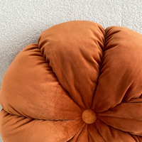 Weicher samt Bürostuhl Sitzkissen Kürbis rund Heimdekor Stuhl Sofa Büro moderne Bodenkissen Sitze