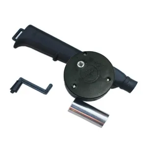 Outdoor Cooking BBQ Fan Air Blower For Barbecue Fire Bellows Hand Crank Tool For Picnic Camping
