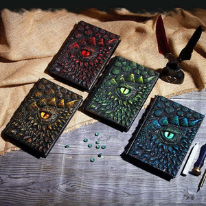 Cahier <span class=keywords><strong>Dragon</strong></span> à un œil pour cadeaux de vacances GTB02 gros 3D Eye Relief Journal Notebook Résine Artisanat - Product Image 1