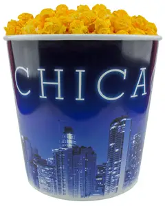 Wegwerp Ecologische Custom 85Oz 120Oz 130Oz Gedrukt Biologisch Afbreekbaar Cinema Popcorn Emmer Dikker Papier Cup