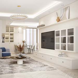 Meuble TV portable moderne pour salon – Solution de divertissement flexible - Product Image 3