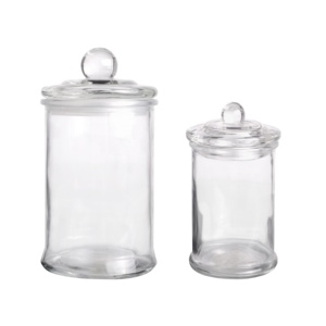 Factory Price Amazon Best Seller Storage Candle Glass Jar With Lid