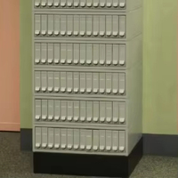 Metal Slides Storage Medical Cabinet