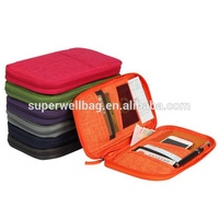 Superwell Fashion - Cartera de Viaje Multifuncional de Lujo para Hombre y Mujer, con Cierre de Cremallera, para Pasaporte, Tarjetas de Visita