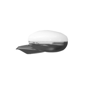 Conjunto de Espejo Retrovisor con Carcasa Blanca de ABS y Espejo Plano 76258-TZA-H01 para Honda Fit 2020-2023 - Product Image 1