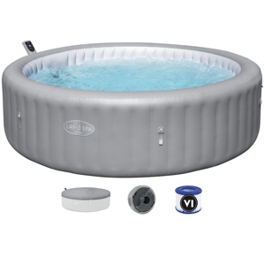 Bestway 6001J <span class=keywords><strong>Lay</strong></span> <span class=keywords><strong>Z</strong></span> <span class=keywords><strong>Spa</strong></span> Hawaii Bain à remous <span class=keywords><strong>gonflable</strong></span> intelligent AirJet économe en énergie pour 6-8 personnes Piscine <span class=keywords><strong>spa</strong></span> <span class=keywords><strong>gonflable</strong></span> extérieure - Product Image 1