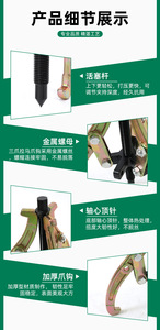 محمل مخلب ثلاثي الشقوق عالمي للغسيل بالحزام ، ماكينة غسيل العجلات ، ساحب تروس أكثر - Product Image 5