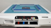 Table de Mahjong et de Poker Automatique Pliable sur Pieds avec Prise US, pour 4 Joueurs, Résistante à l'Eau, Conception Durable