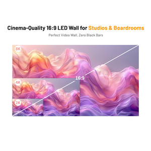 Écran LED intérieur RAYBO <span class=keywords><strong>Australie</strong></span> P1.87, installation fixe, COB, petit pas de pixel, mur vidéo LED HD pour studios de télévision. - Product Image 6