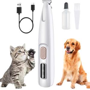 Tondeuse Électrique Rechargeable Silencieuse pour Animaux de Compagnie avec Lumière LED Chaude, Peignes de Toilettage pour Chien et Chat, Épilateur à Batterie Puissante pour Nettoyage et Soin - Product Image 5