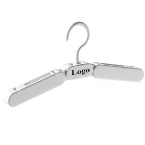 Custom Logo Printed Foldable and Portable ABS Traceless Widening and Thickening Household Cloth Hanger Home Furnishing <b>Gifts</b> - Product Image 1