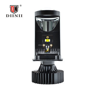 Diini 60w द्वि एलईडी हेडलाइट बल्ब 6000lm 6000-6500k ip68 वाटरप्रूफ H4 मिनी प्रोजेक्टर 12v प्रत्यक्ष एल्यूमीनियम नई स्थिति - Product Image 4