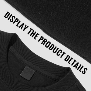 Sudadera Oversize para Hombre 5XL con Logotipo Personalizado Bordado, Algodón 280G, Cuello Redondo Liso, 5XL con Relieve - Product Image 3