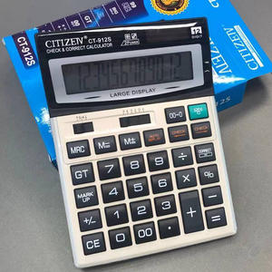 เครื่องคิดเลขพลังงานแสงอาทิตย์ Citizen Ct912s 12 หลัก ตรวจสอบการทำงานที่ถูกต้องสำหรับการใช้งานทางการเงินและธุรกิจ - Product Image 5