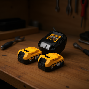 Cargador de Baterías DeWalt con Dos Baterías de 18V, Sistema Power Stack - Product Image 2