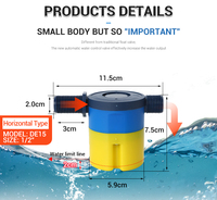 Mini Válvula de Flotador Automática para Control de Nivel de Agua en Tanques