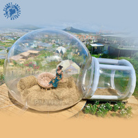Tente à bulles géante transparente 4M/5M/6M Tente à sphère gonflable transparente pour événements en plein air