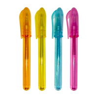 Stylo bille transparent avec capuchon en forme de baril, personnalisable avec logo, pour cadeaux promotionnels