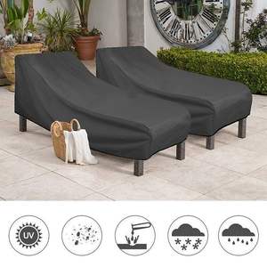 Nuevo Color personalizado al aire libre a prueba de sol impermeable Silla de playa chaise lounge silla cubierta reclinable ratán sofá cubierta - Product Image 3