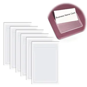 Kendinden yapışkanlı cep kartvizit cepler Sticker Notebook planlayıcısı etiket tutucu vinil cepler