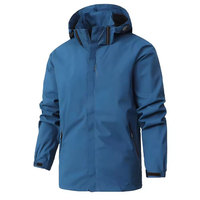 Veste imperméable de montagne personnalisée pour hommes Veste à capuche softshell imperméable pour l'extérieur Running Hiking Veste de pluie pour hommes
