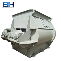 Mesin Pencampur Mortar Kering Mixer Dayung Poros Ganda