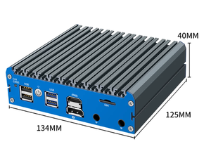 มินิพีซี BKHD G48 J6412 N5105 ไร้พัดลม 4 Intel I226 2 พอร์ต 5GbE LAN ไฟร์วอลล์ อุปกรณ์ VPN เราเตอร์ - Product Image 2