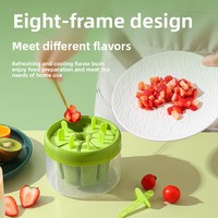 Grand moule à glace rectangulaire en plastique de qualité alimentaire, écologique, pour faire soi-même des glaçons, compatible avec le congélateur