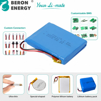 Pack de batteries lithium-ion 7,4 V 4000 mAh OEM ODM avec BMS pour instrument portable, caméra de sécurité POS, certifié UN38.3 CE