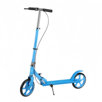 Trottinette à deux roues pour enfants, en matériau PU, mini-trottinette approuvée pour bébés avec pédale.