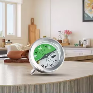 Thermomètre étanche en acier inoxydable rond mini pour viande, agneau, porc, bœuf, poulet, modèle 2025, NOUVEAU, VENTE CHAUDE - Product Image 1