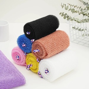 Toalla de baño africana de malla, exfoliante de doble cara para la espalda, toalla de baño larga de malla, limpia suavemente y en profundidad el cuerpo - Product Image 4