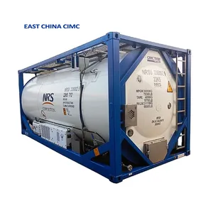 21000 Liters SUS 316L Acid Chemical Tank Container Used For Corrosive Liquid Transport