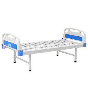 Flat Bed Patient Care Use Manual Medical Equipment Hospital Bed