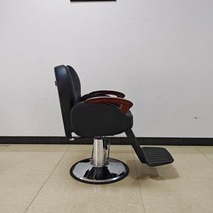 Silla de Barbero de Cuero de Alta Densidad en Oferta, Silla de Estilismo para Salón de Belleza y Peluquería - Product Image 5