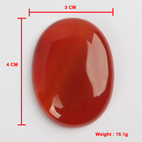 Vente en gros d'agate rouge de cornaline naturelle, pierre de palme polie en cristal de quartz pour la fabrication de bijoux