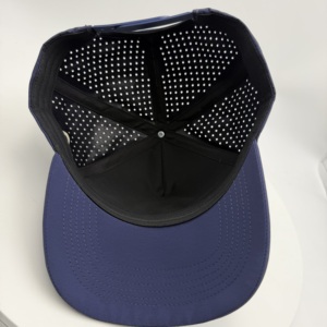 Cappellini da Baseball Personalizzati Strutturati per Uomo e Donna, Vendita all'Ingrosso, Materiale in Nylon Terry, Logo Ricamato, 5 Pannelli, Traspiranti, Impermeabili, ad Asciugatura Rapida - Product Image 5