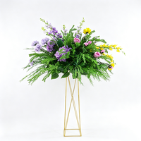 Boule de fleurs artificielles résistante aux intempéries pour décoration d'événements extérieurs, boule florale en gros