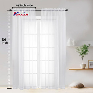 Aroddy rèm cửa sổ Rèm cửa vải sang trọng bán tuyệt Lọc cửa sổ CuộN Rèm hiện đại vải tuyệt - Product Image 5