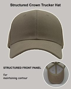 <b>Khaki</b> Mesh Baseball Cap Breathable Summer 6/5 Panel Quick-Drying Outdoor Sports Custom Logo Sporty Caps Men - Product Image 4