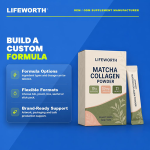 LIFEWORTH - Colágeno en Polvo con Matcha al por Mayor para Mejorar la Concentración y la Energía - Product Image 2