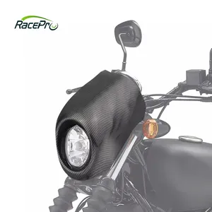 Racepro Guangzhou motorcycle parts, Real Carbon Fiber Front Headlight Fairing Fork For Harley Sportster Dyna XL FL