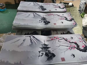 Alfombrillas de ratón grandes de Sakura azul, alfombrilla de ratón para juegos, alfombrilla de escritorio para jugadores grandes, alfombrillas de goma para teclado de 40x90cm, alfombrillas de escritorio, la <span class=keywords><strong>mejor</strong></span> alfombrilla de ratón - Product Image 5