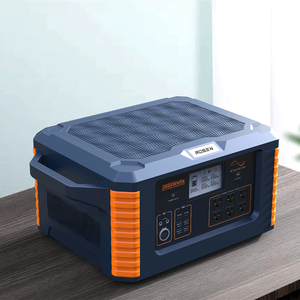 Station d'alimentation solaire portable 2000W 1000W 110V 120V 220V sortie AC, générateur domestique avec batterie LiFePO4 - Product Image 2