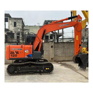 Excavadora sobre orugas mediana usada de gran venta hecha en Japón, ZX120 casi nueva con alta calidad en buenas condiciones - Product Image 1