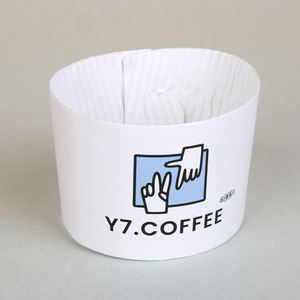 Fundas de Papel Biodegradables y Ecológicas para Vasos de Café de 8oz, 10oz y 12oz, Impresas Personalizadas, para Agua Mineral, Vino y Tequila - Product Image 1